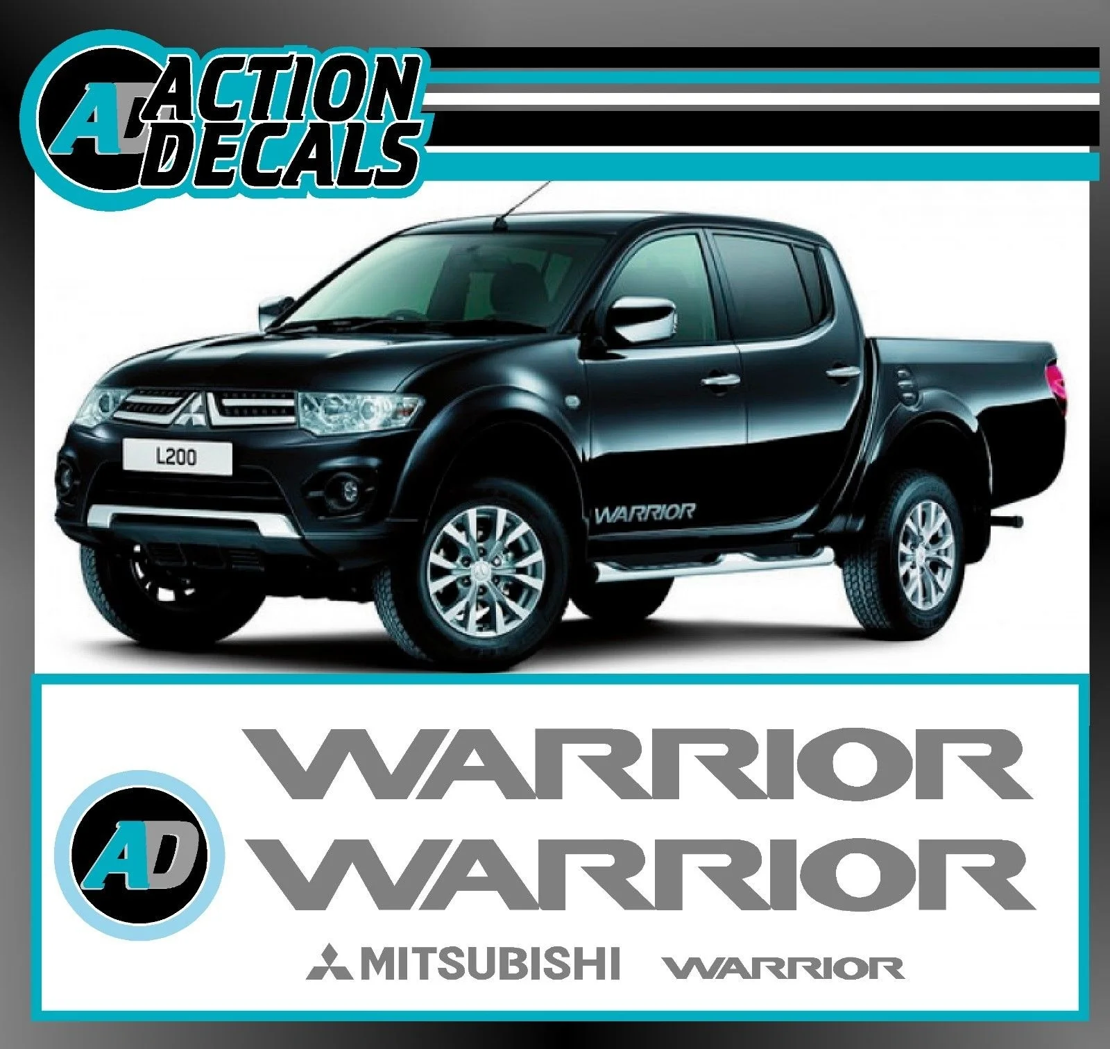 Набор сменных наклеек/наклеек для Mitsubishi Warrior L200 2 шт./компл.|Наклейки на