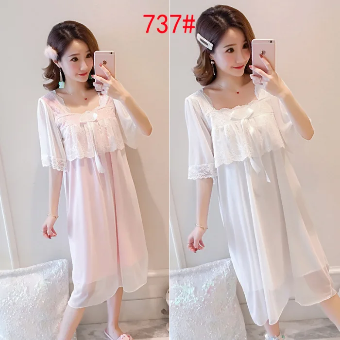 

Халат-кимоно Женский из вискозы, пикантный белый свадебный комплект с халатом для невесты и подружки невесты, одежда для сна с кружевной отд...