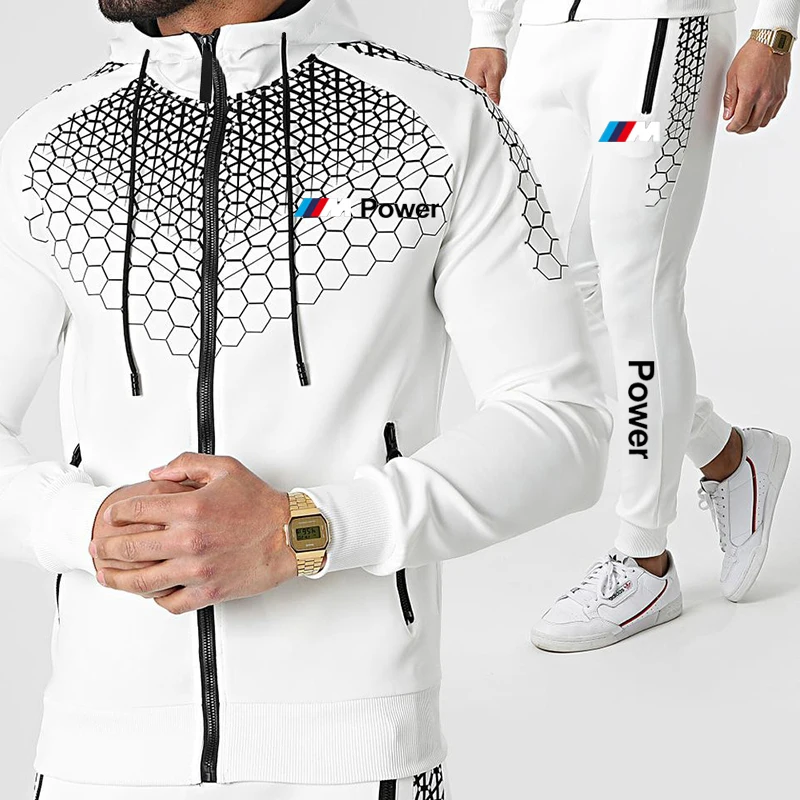 

2021 high quality sportswear men's suit sportswear suit cotton hoodie + clothing pants sports men casual men's clothing