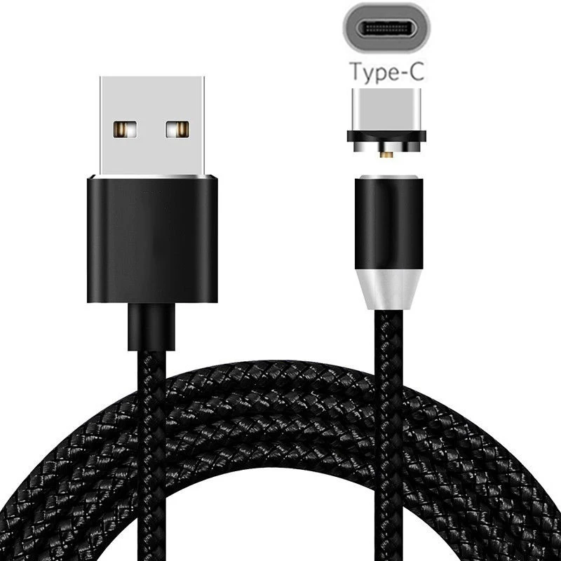 Магнитный зарядный кабель USB type C для huawei P Smart Z P20 lite P30 Pro Honor 20 10 с 2 портами USB быстрая зарядка зарядное устройство для телефона