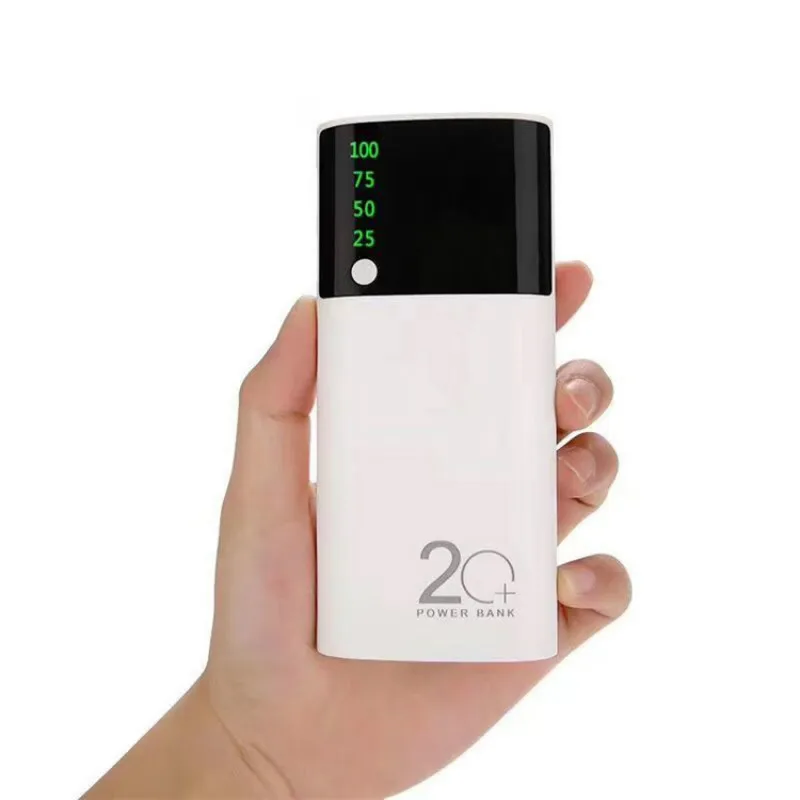 Портативное зарядное устройство с зеркальным экраном на 20000 мАч портативное