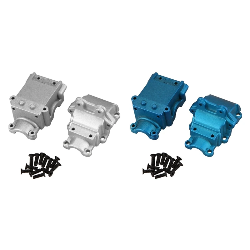 

2 набора, металлическая коробка передач, верхняя и нижняя крышка 144001-1254 для 1/14 Wltoys 144001, запчасти для радиоуправляемых автомобилей, серебрист...