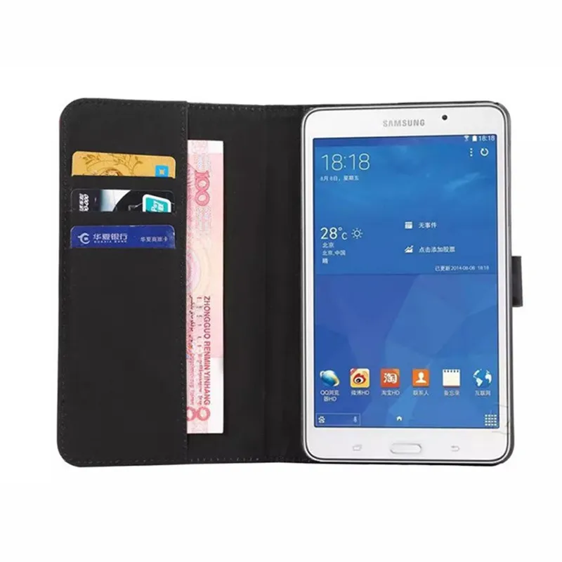 Для samsung Galaxy Tab 4 7 дюймов crazy horse кожаный флип-чехол с подставкой для samsung T230 T231 T235 Tablet e-Books Case