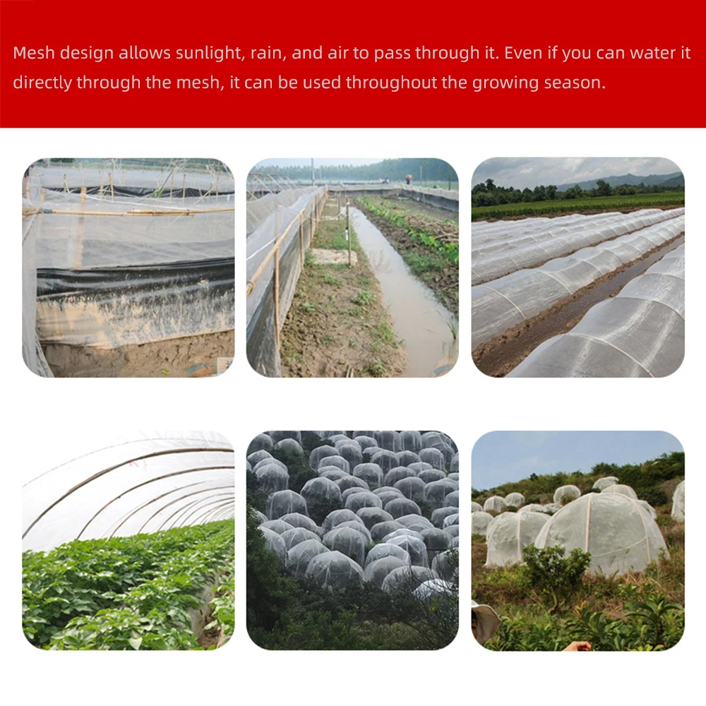 

Insect Protection Net Bug Insect Bird Net Barrier Vegetables Fruits Flowers Plant Protection Greenhouse Garden Netting Summer