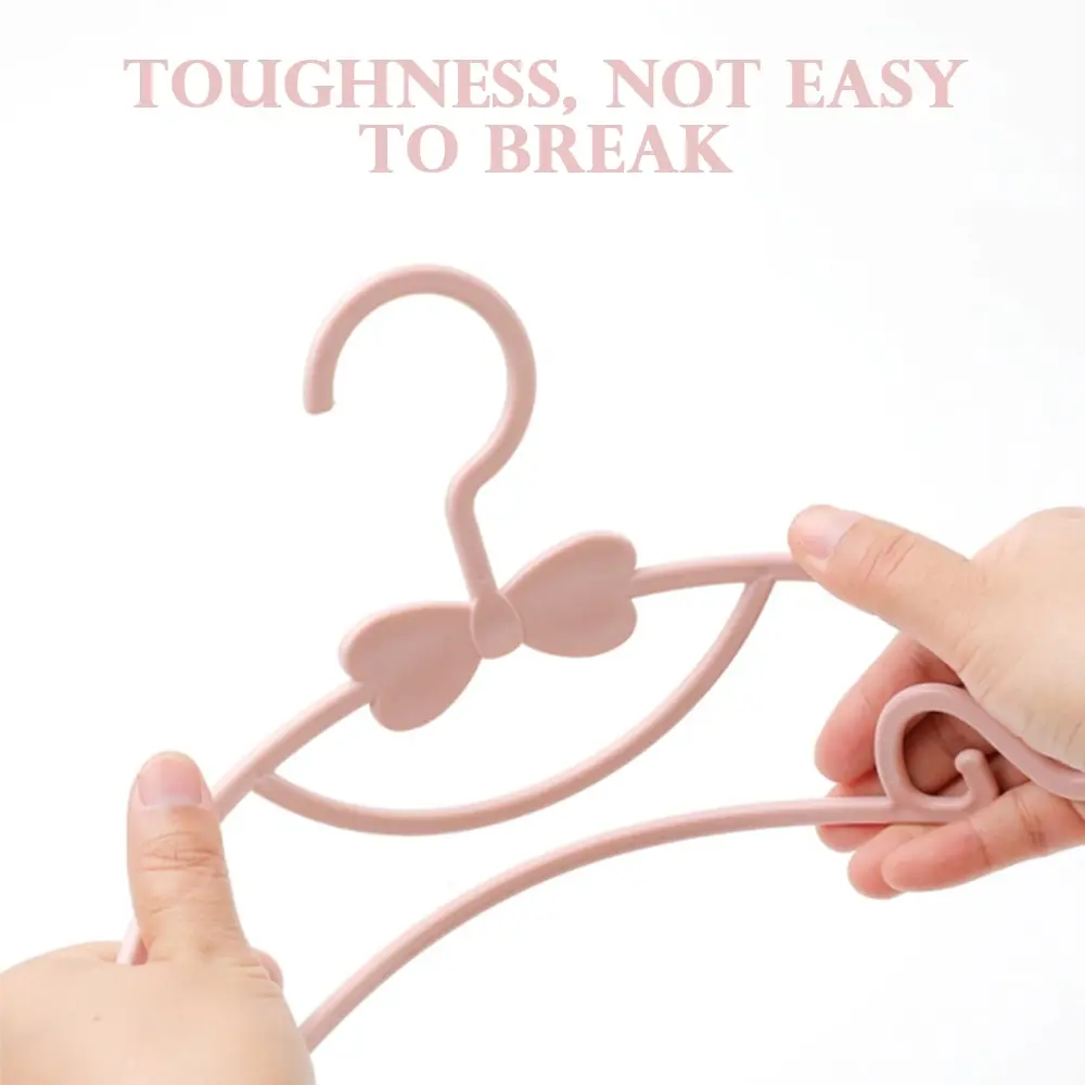 

5/10/20pcs Portable Cute Clothes Hanger Kid Baby Clothes Coat Plastic Hanger Hook Household Kid Pants Hangers for Clothes Hanger