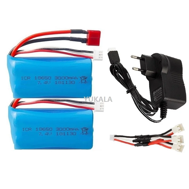 Литий-полимерный аккумулятор 18650 7 4 V 3000MAH