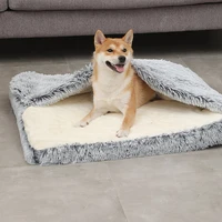 super soft dog bed winter long plush indoor dog house beds for small medium large dogs dog kennel comfortable fluffy cushion mat
