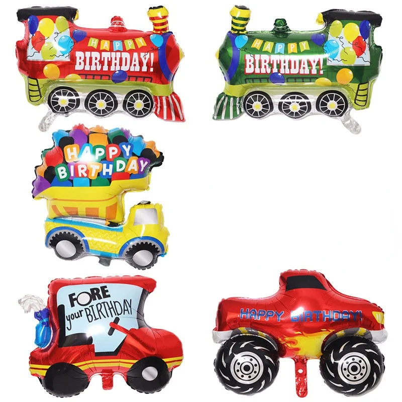 Воздушные шары из алюминиевой пленки в виде вагона 1 шт. | Дом и сад