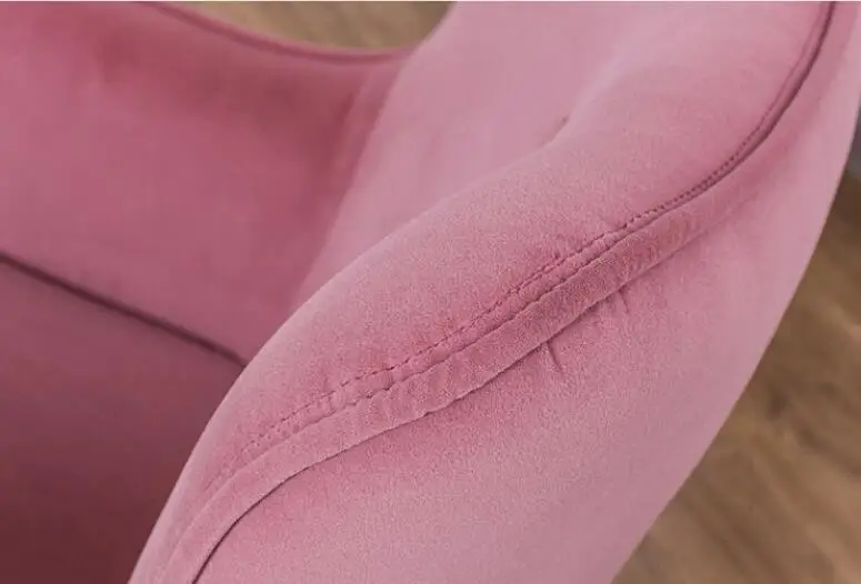 Современный тканевый мягкий стул среднего века с деревянными ножками для дома