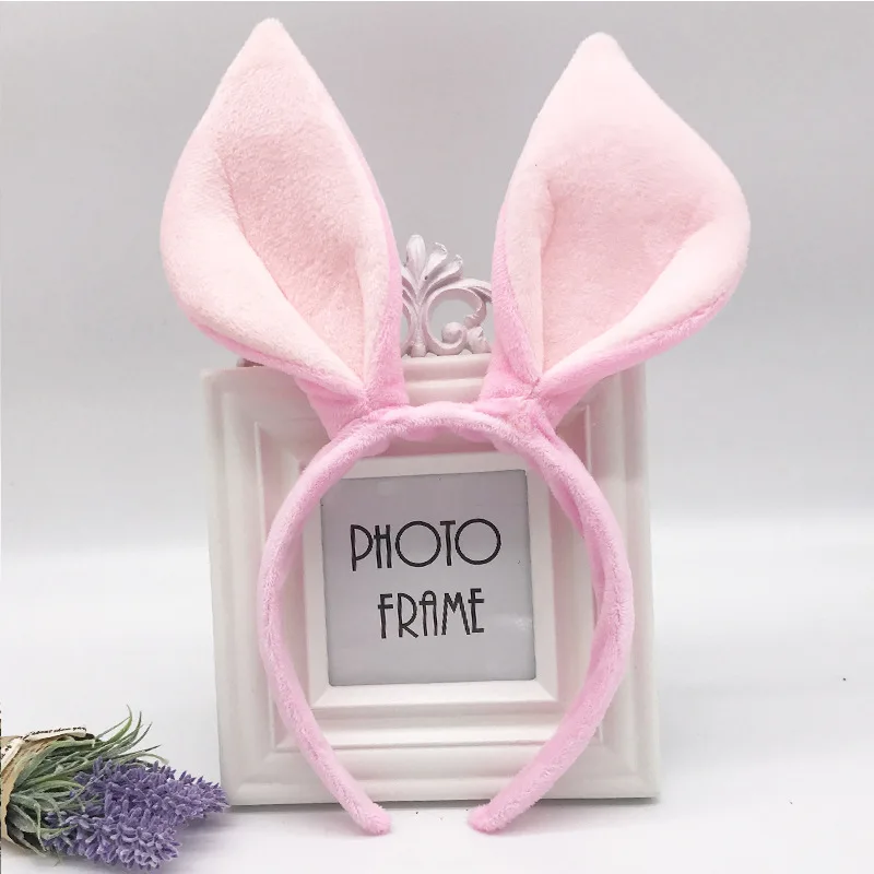 

Headwear Kids Rabbit Women Cute Accessories Holiday Bunny Headband Adult Hair Of Piece Pink