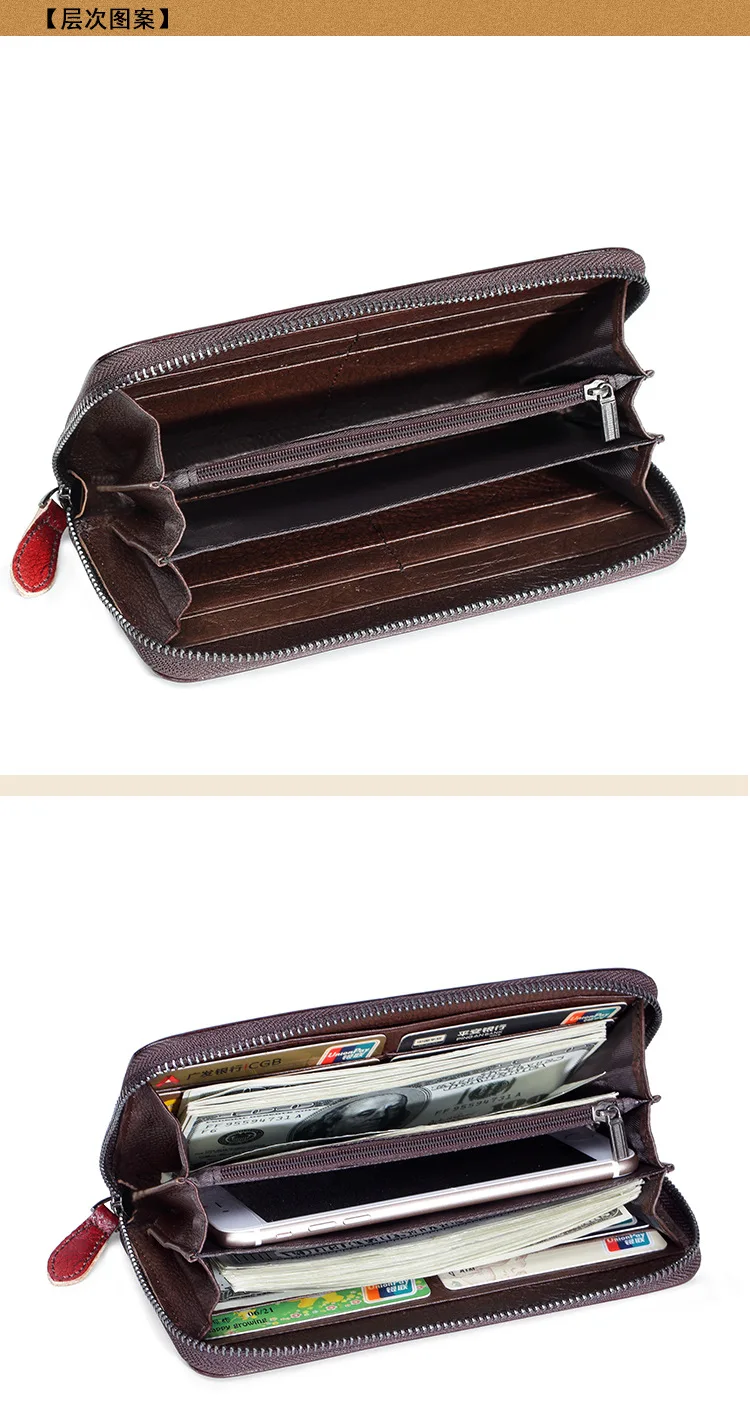 Женский кошелек с цветочным принтом, зажимы для денег, клатч, удобная сумка на молнии, мульти-карты, натуральная кожа, длинные женские кошельки