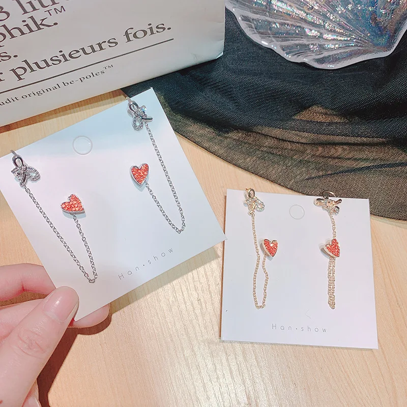 MWsonya новые корейские 2019 кисточки элегантные крутые уникальные клипсы для ушей