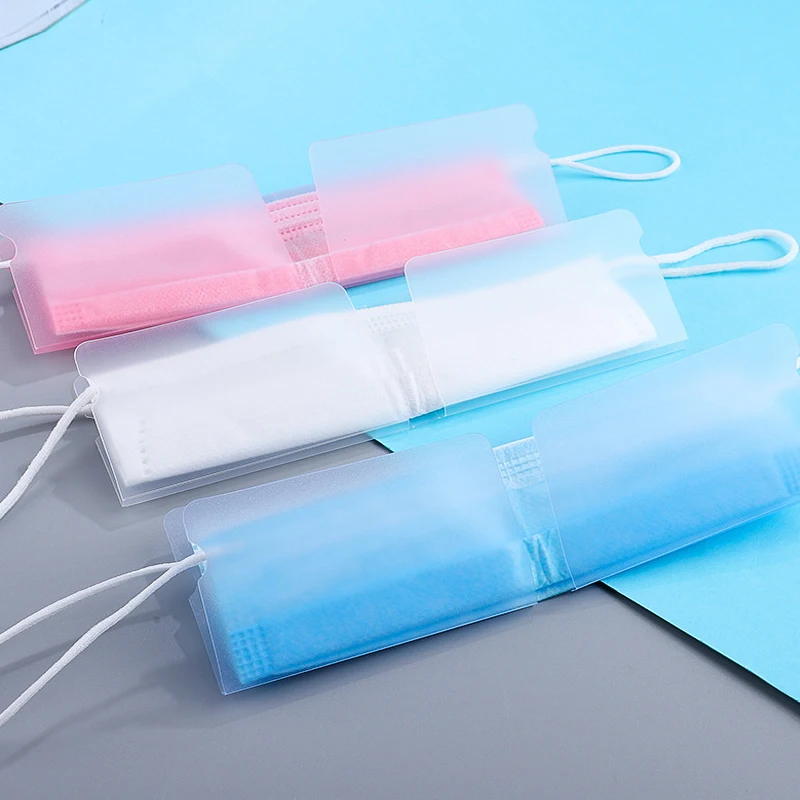 Портативная Складная маска для хранения одноразовые маски органайзер чехол