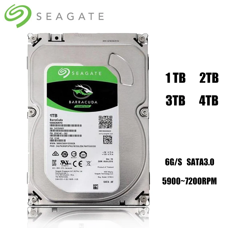 Жесткий диск SATA 3 Интерфейс 1 ТБ 2 4 бренд настольных ПК 5 &quotвнутреннего