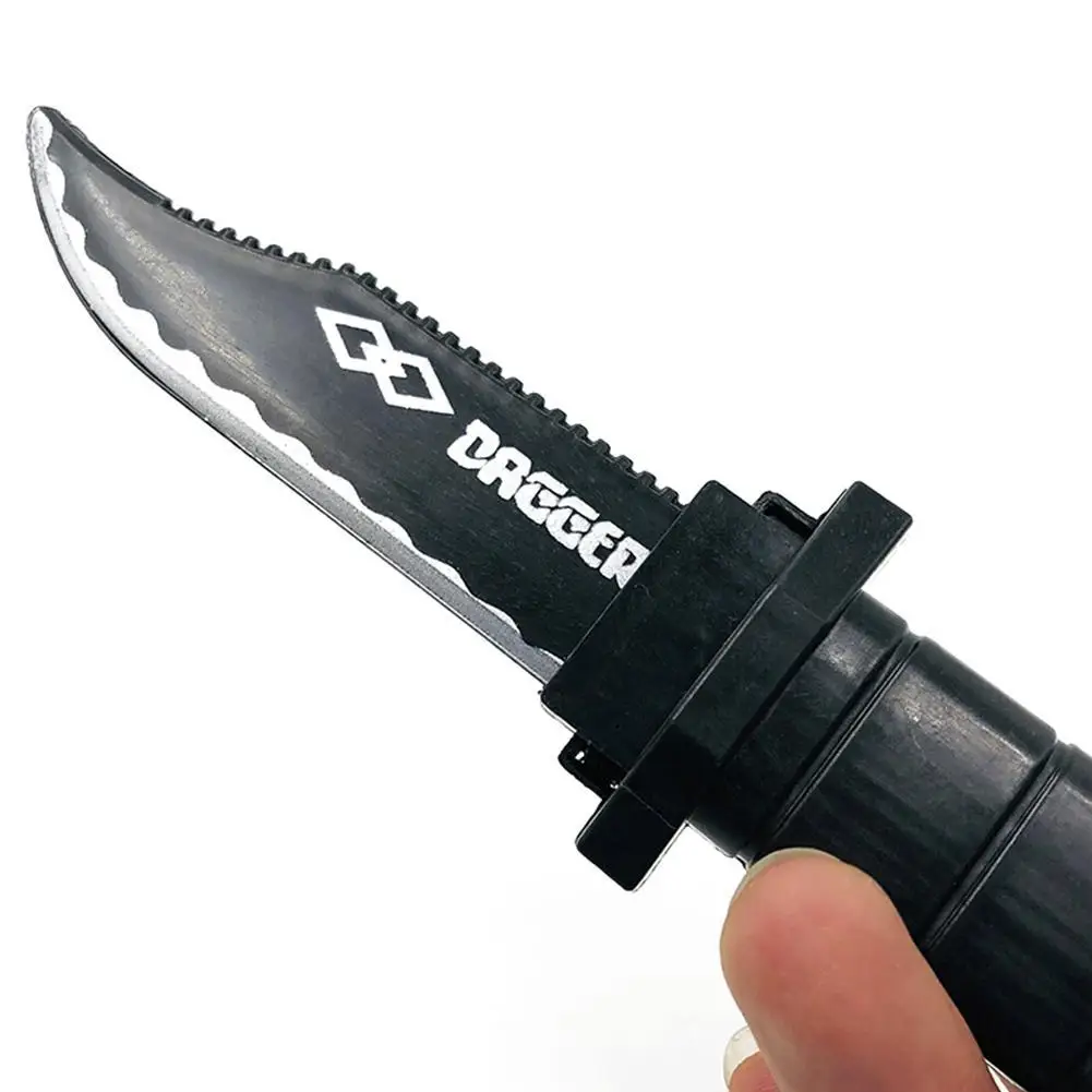 Trick Knife Fun Joke Toy Halloween Props Simulation Weapons Dagger Plastic Fake Children Spoof Scary Retractable Toys | Игрушки и хобби