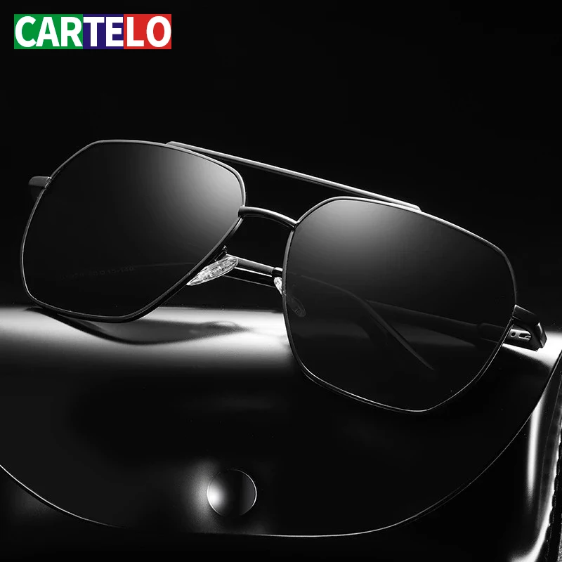 Солнцезащитные очки CARTELO поляризационные для мужчин и женщин роскошные круглые