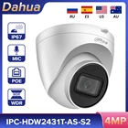 IP-камера Dahua, 8 Мп, 4 МП, сетевая камера, встроенный микрофон, камера видеонаблюдения, POE WDR, веб-камера наблюдения с глазным яблоком