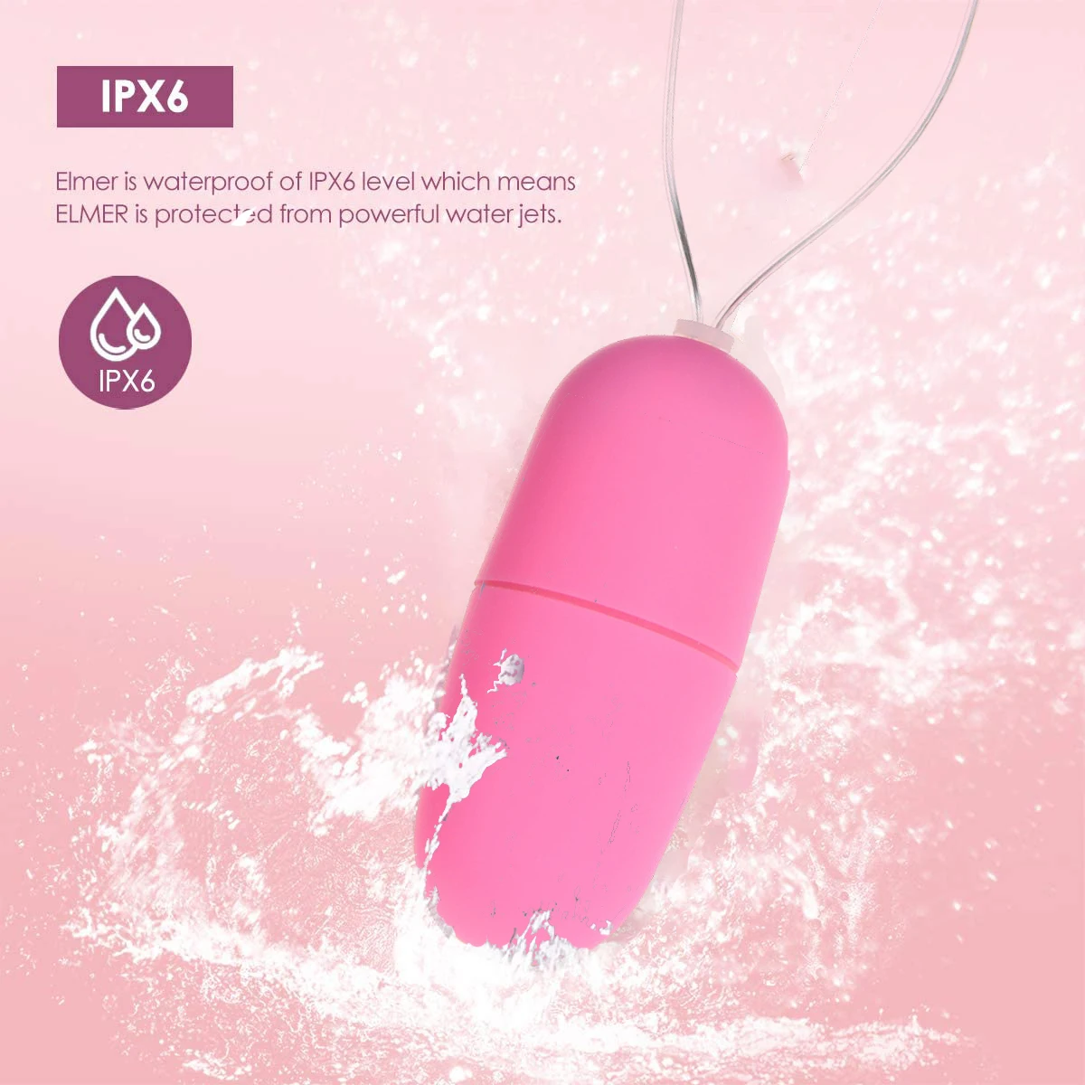 20 режимов бесшумные пулевые Вибраторы водонепроницаемые беспроводные с