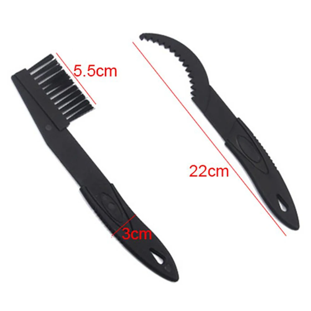 2 шт. универсальная щетка для чистки велосипедной цепи звёздочек чистящий