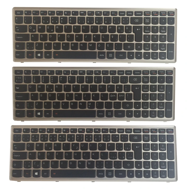 Клавиатура для ноутбука Lenovo Ideapad Z710 U510 Чешский CZ/Nordic NE/Турция TR клавиатура с