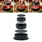 Форма для изготовления гамбургеров, круглая, антипригарная, для шеф-поваров, котлет, гамбургеров, мяса, говядины, гриля, бургеров