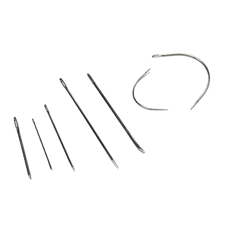 

7pcs/pack Hand Repair Sewing Needles Patching Tool Hand Repair Upholstery Sewing Needles Carpet Leather Curved Canvas Tools Set