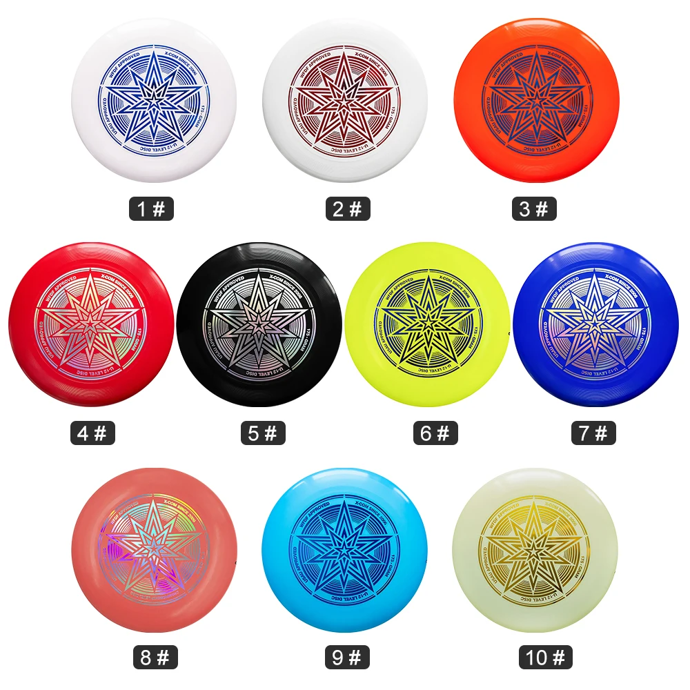 10 7 дюймов 175 г летающие диски для игр на открытом воздухе спортивные кемпинга