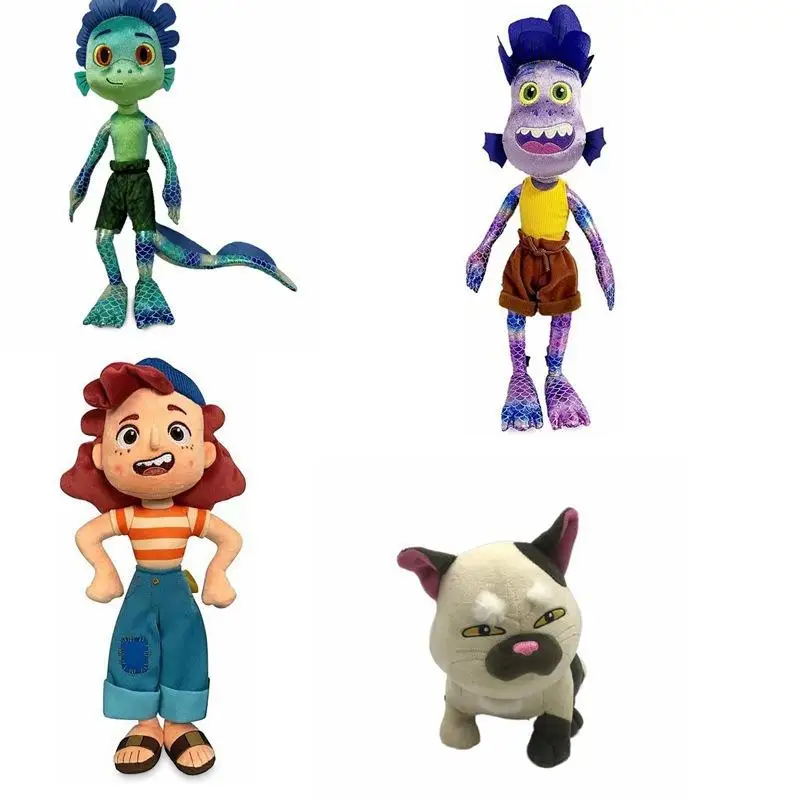 

18-48cm Disney Luca Alberto Sea Monster Plush Toys Cartoon Characters Stuffed Plush Dolls Children's Boys&girls Christmas Gifts