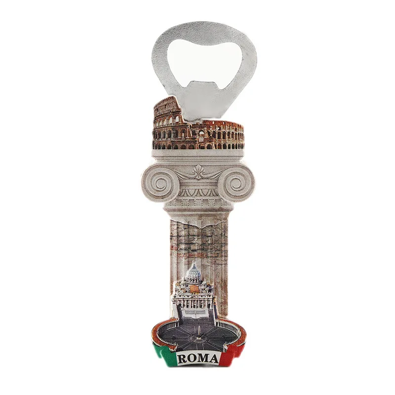 Сувенирный магнит на холодильник креативный открывалка для бутылок в римском