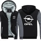 Новинка 2021, зимняя мужская Повседневная Толстовка Opel, мужские толстовки, зимние теплые мужские куртки