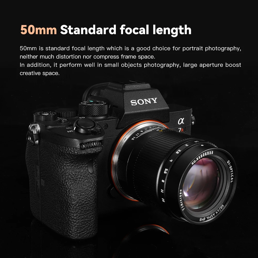 Полнокадровый объектив TTArtisan 50 мм F1.4 ASPH для камеры Sony E Canon RF Nikon Z Sigma Lumix Leica с