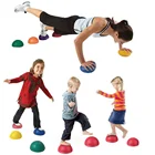 Надувная полусфера, мяч для занятий йогой, фитнесом, 16 см, ПВХ, для точечного массажа фитбола, спортзала, пилатеса, спорта, инструктор по упражнениям, Детские балансирующие Мячи