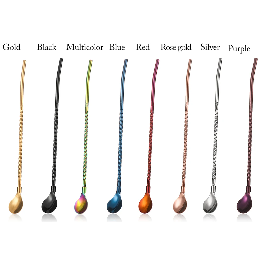 1 шт. ложка из нержавеющей стали с изогнутым фильтром | Дом и сад