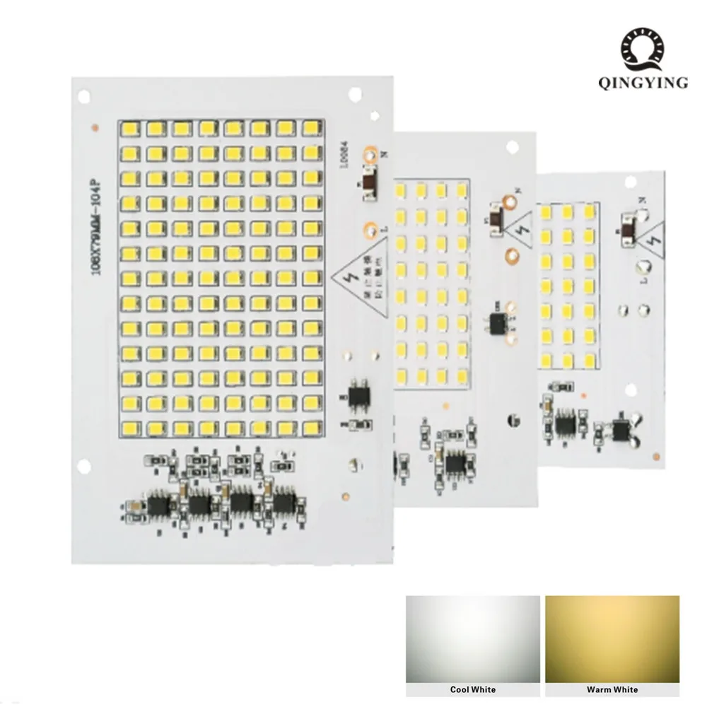 5 шт. Светодиодная лампа 10 Вт 20 30 50 100 Smart IC прожектор COB Чип SMD 2835 5730 наружный