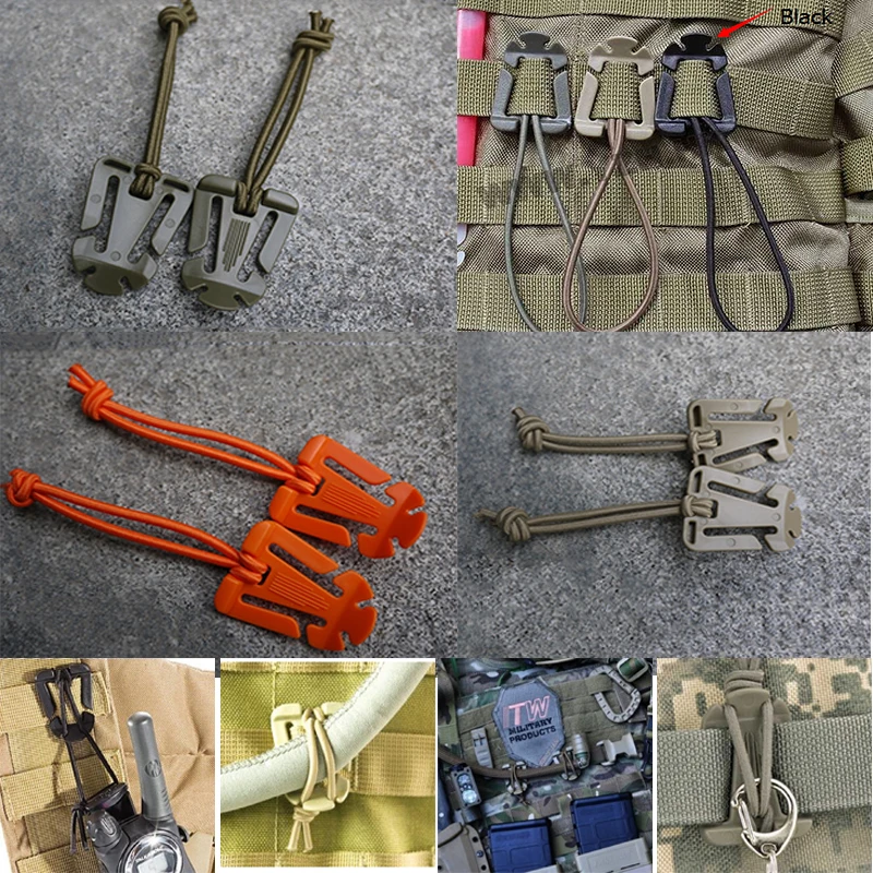 

1Pc Webbing Molle Attach Web Backpack Bushcraft Strap Hang Buckle Webdom Travel Kit Clip Military Outdoor Camp Hike Carabiner