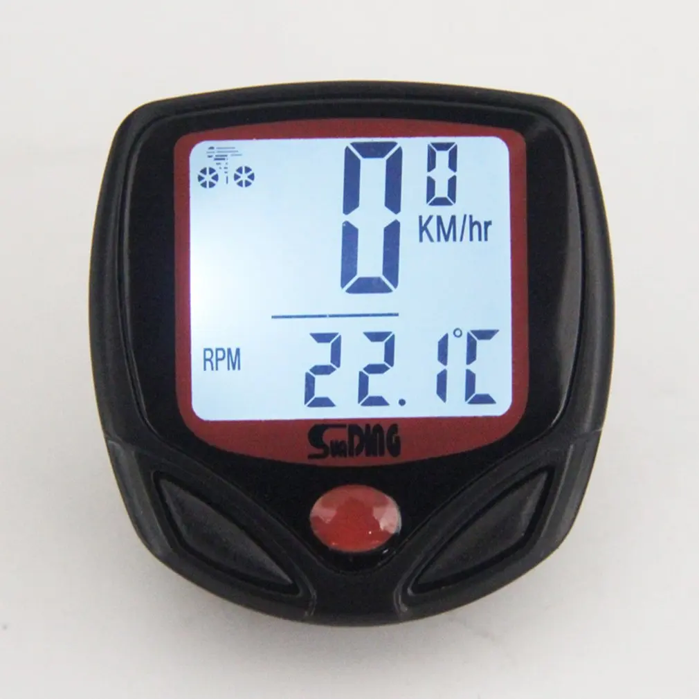 

SUNDING Bike Computer Speedometer Wireless Waterproof Bicycle Odometer Cycle Computer Multi-Function LCD Back-Light Displays