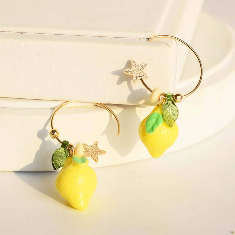 Timlee E211 летние новые оригинальные темпераментные фрукты клубники лимон звезда