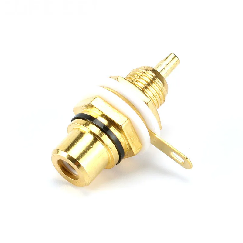1 Pair RCA Connector Female Socket Chassis Panel Mount Adapter Audio Terminal Plug 3.5mm AV | Обустройство дома