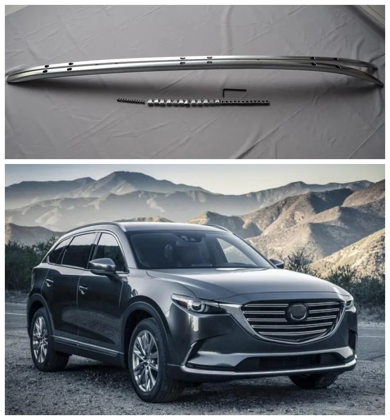 

High quality Aluminum alloy Roof Racks baggage luggage Rack Fits For Mazda CX9 CX-9 2016 2017 2018 2019 2020