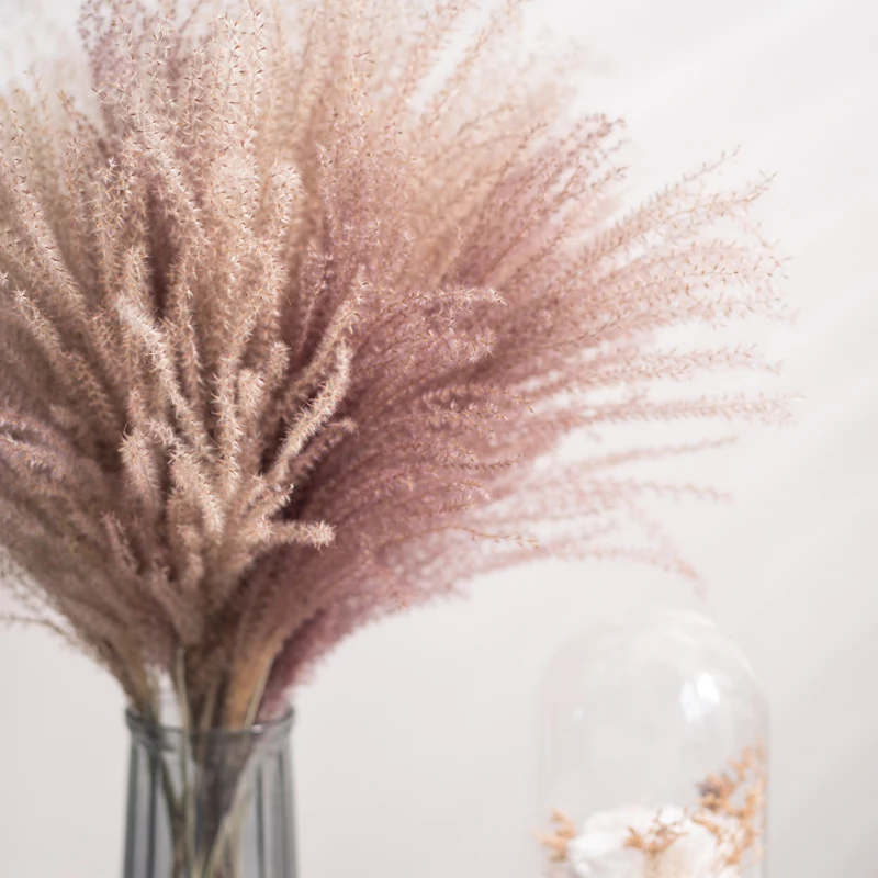 

30Pcs Real Dried Reed Flowers Bouquet Home Wedding Decoration Table Flores Preservadas Natural Pampas Grass Decor For Room