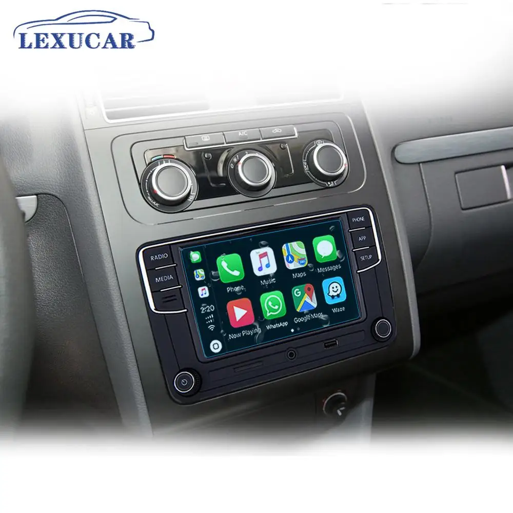Закаленное стекло LEXUCAR защитная пленка для Volkswagen RCD330 PLUS 187A 187B 280B|Автомобильные