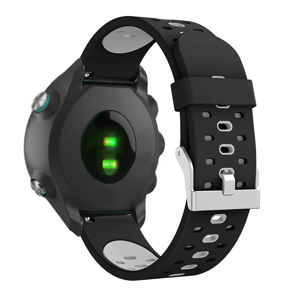 20 мм силиконовые умные часы ремешок замена ремешок для Garmin Forerunner 245 умные наручные часы ремешок аксессуары