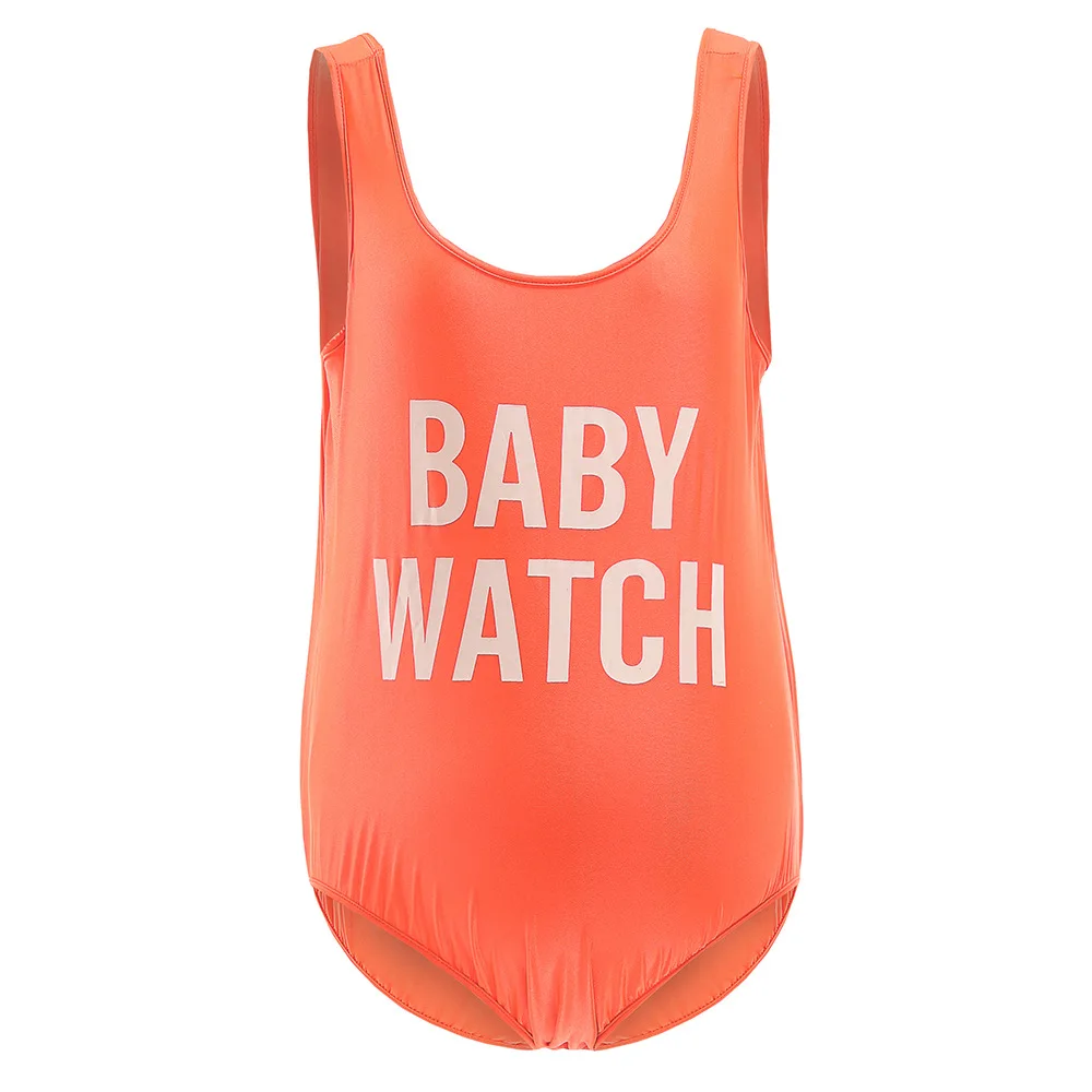 Sexy Maternity Swimsuit Bathing Suit Summer Pregnant swimwear Plus Size Swimwear Striped Print One Piece Bikini Beach