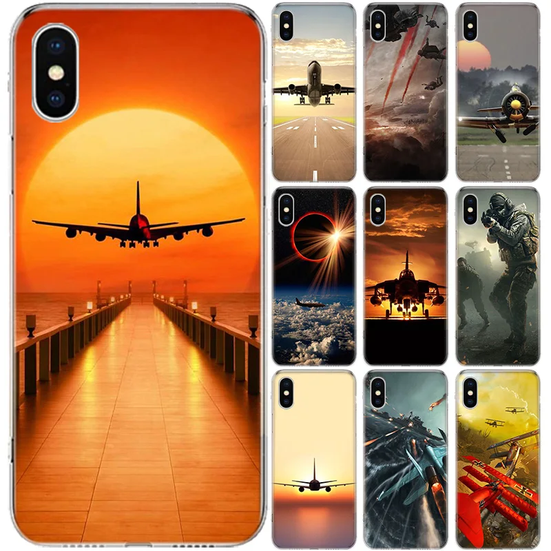 Aircraft war для Apple iPhone 6 6s 7 8 Plus 11 Pro 10 X XS XR 6S 5 5S SE Max мягкий прозрачный силиконовый чехол