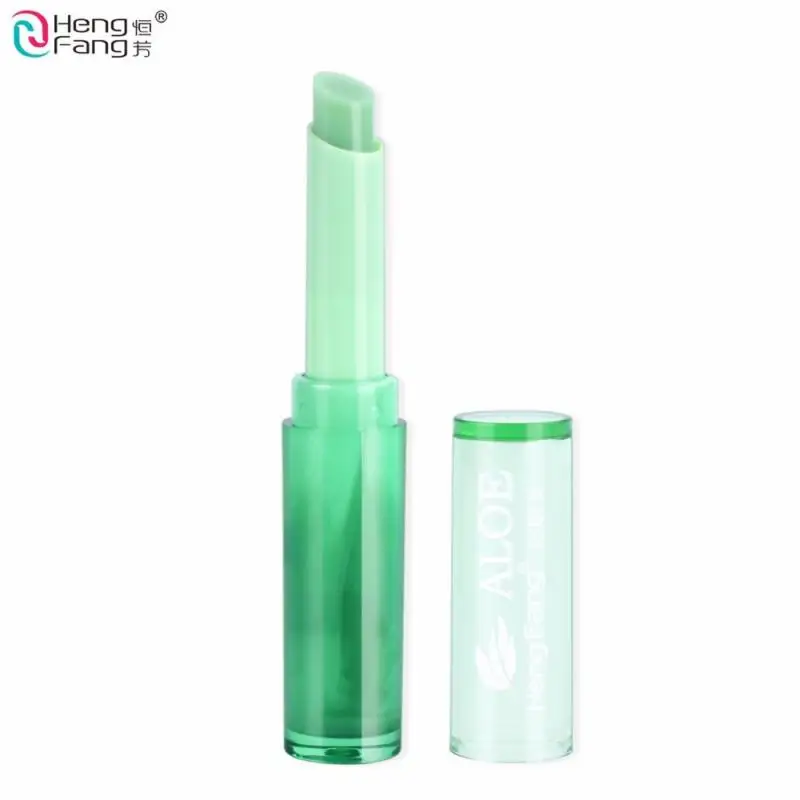 Бальзам для губ с алоэ вера волшебный зеленый цвет меняющий температуры бальзам