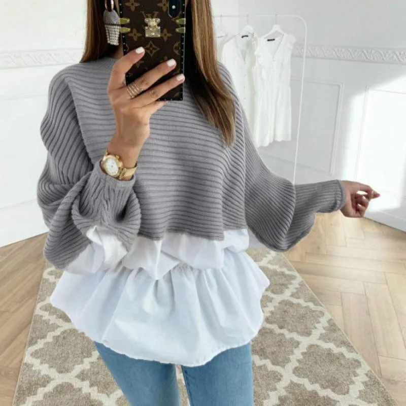 CHRLEISURE Sweater Women Pullover O-Neck Long Sleeve 2019 Autumn Pull Femme Jumper Mujer | Женская одежда