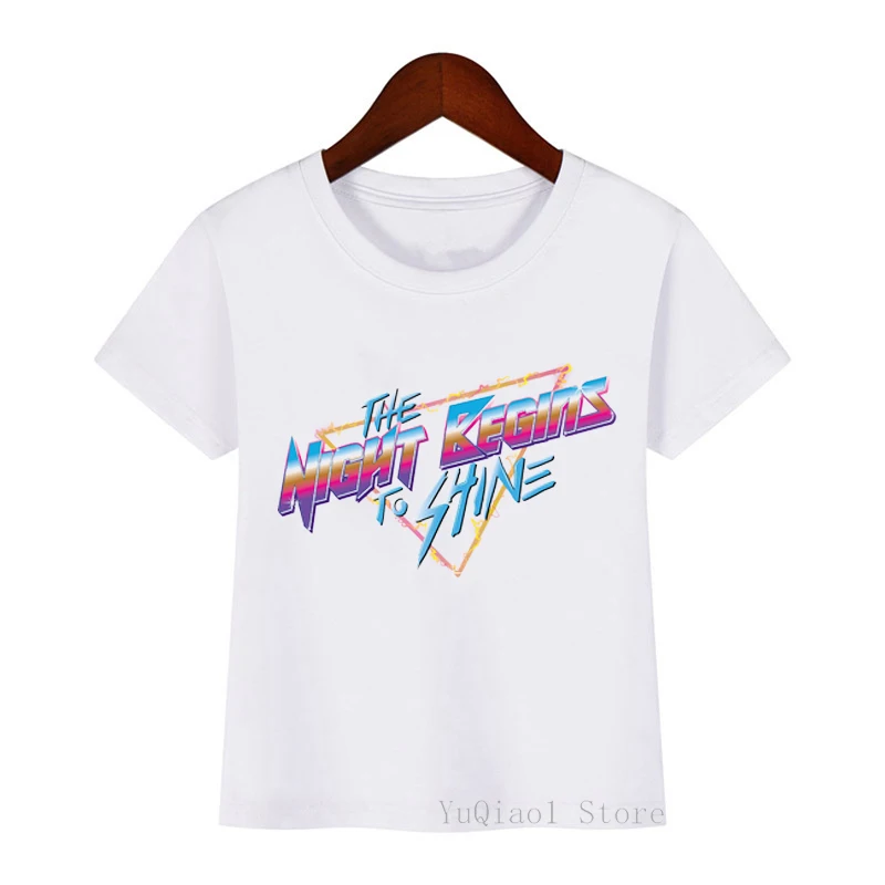 Camiseta con estampado de Grapchi para ni&ntilde;os, ropa Harajuku Kawaii, Tops de verano, camisetas rosas-1