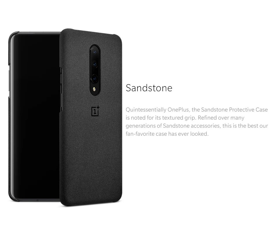 Oneplus 7/7 Pro/7 T/7 T Pro Чехол Официальный запас песчаник бампер нейлоновая Защита задняя крышка