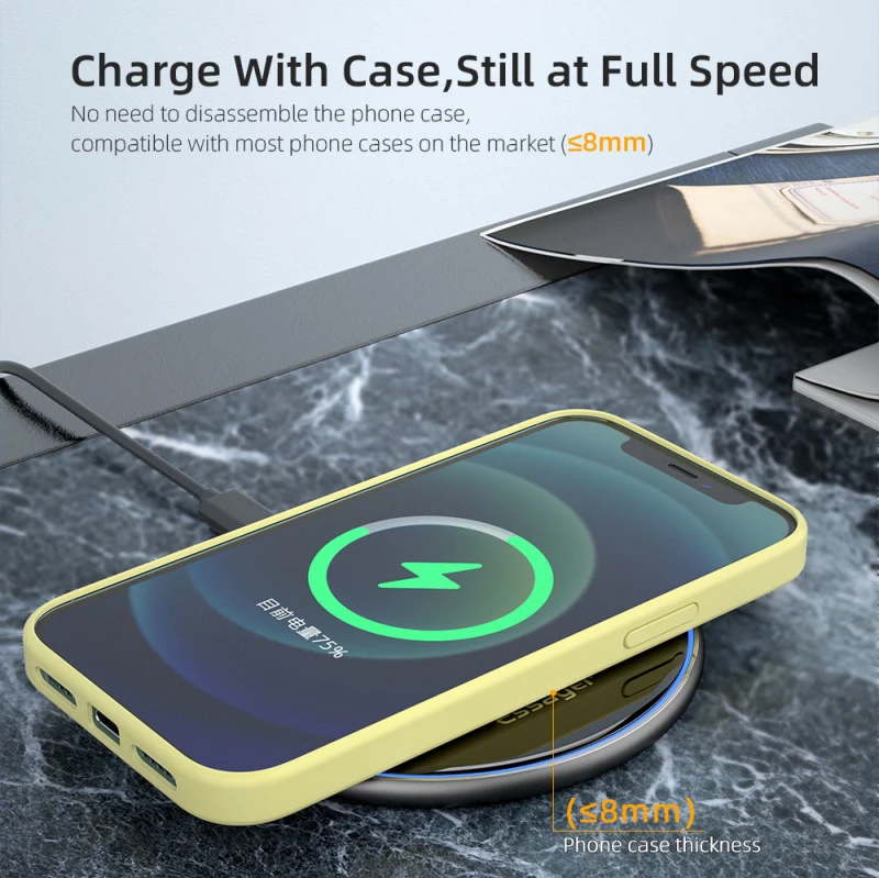

Зарядное устройство Essager настольное, 15 Вт, для IPhone 12/Pro/Max/Mini
