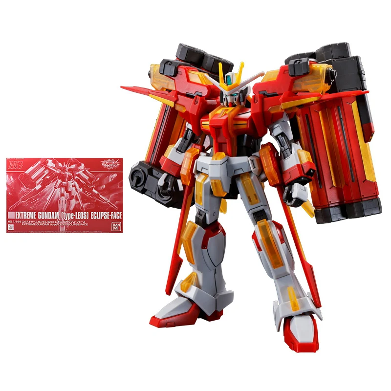 

Bandai Gundam Kit 1/144 Extreme Gundam Type Leos Eclipse Face Anime Figure Genuine Gunpla Action Toy Figure Toys for Children